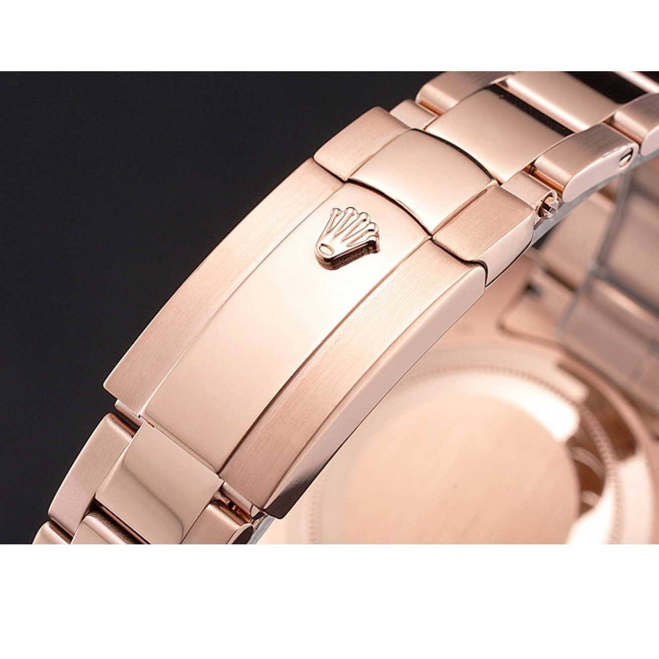 MiroTime 0807 Rolex Sky Dweller Rose Gold Dial Rose Gold Case And Bracelet